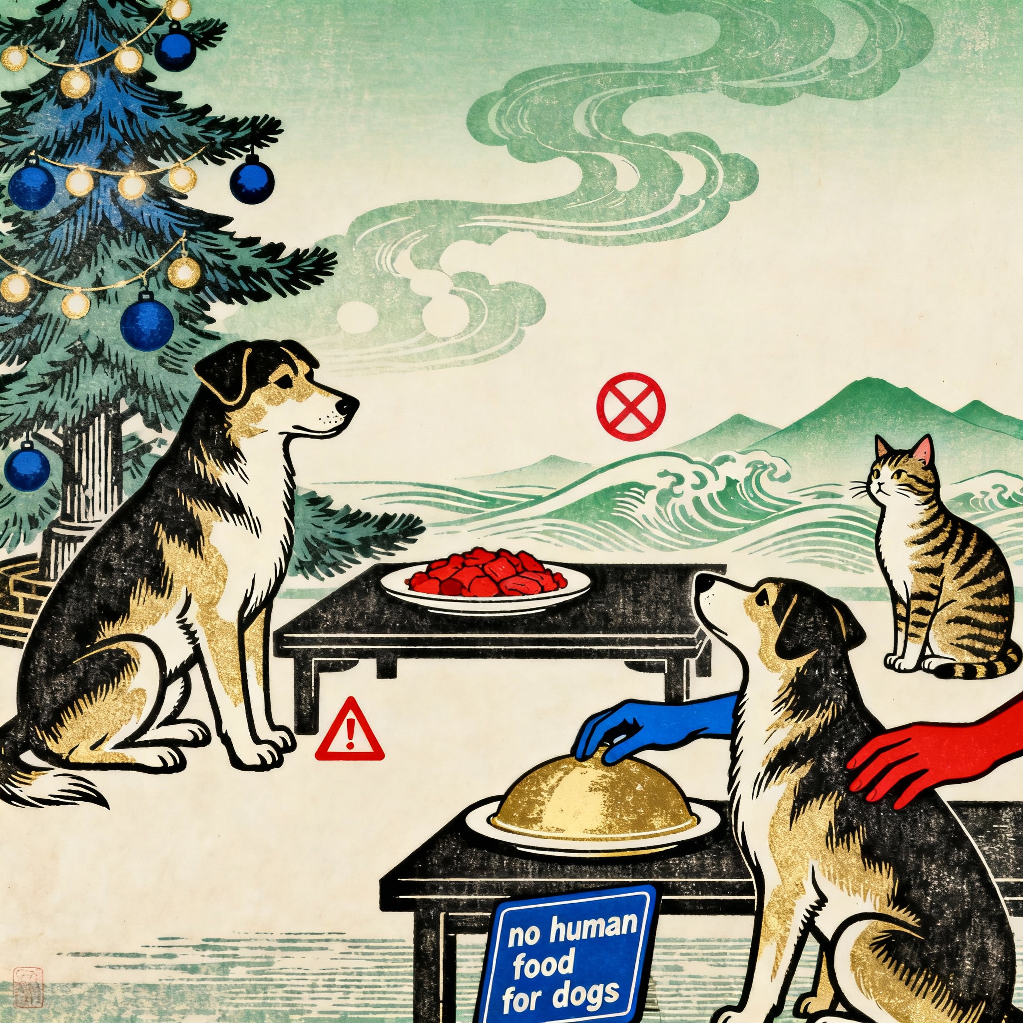 Psy a święta – dlaczego nie dokarmiać psa przy świątecznym stole? Poradnik dla opiekunów [Tips & Tricks]