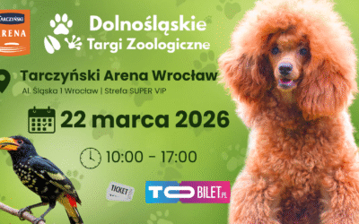 Grafika promująca Dolnośląskie Targi Zoologiczne