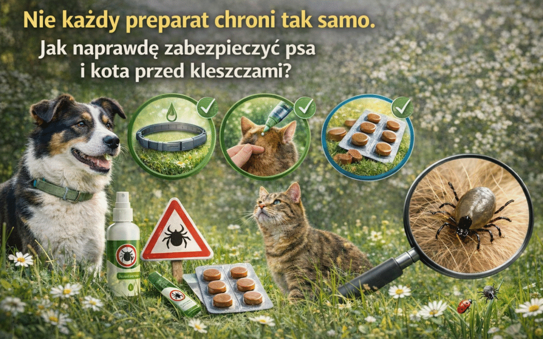 Nie każdy preparat chroni tak samo. Jak naprawdę zabezpieczyć psa i kota przed kleszczami?