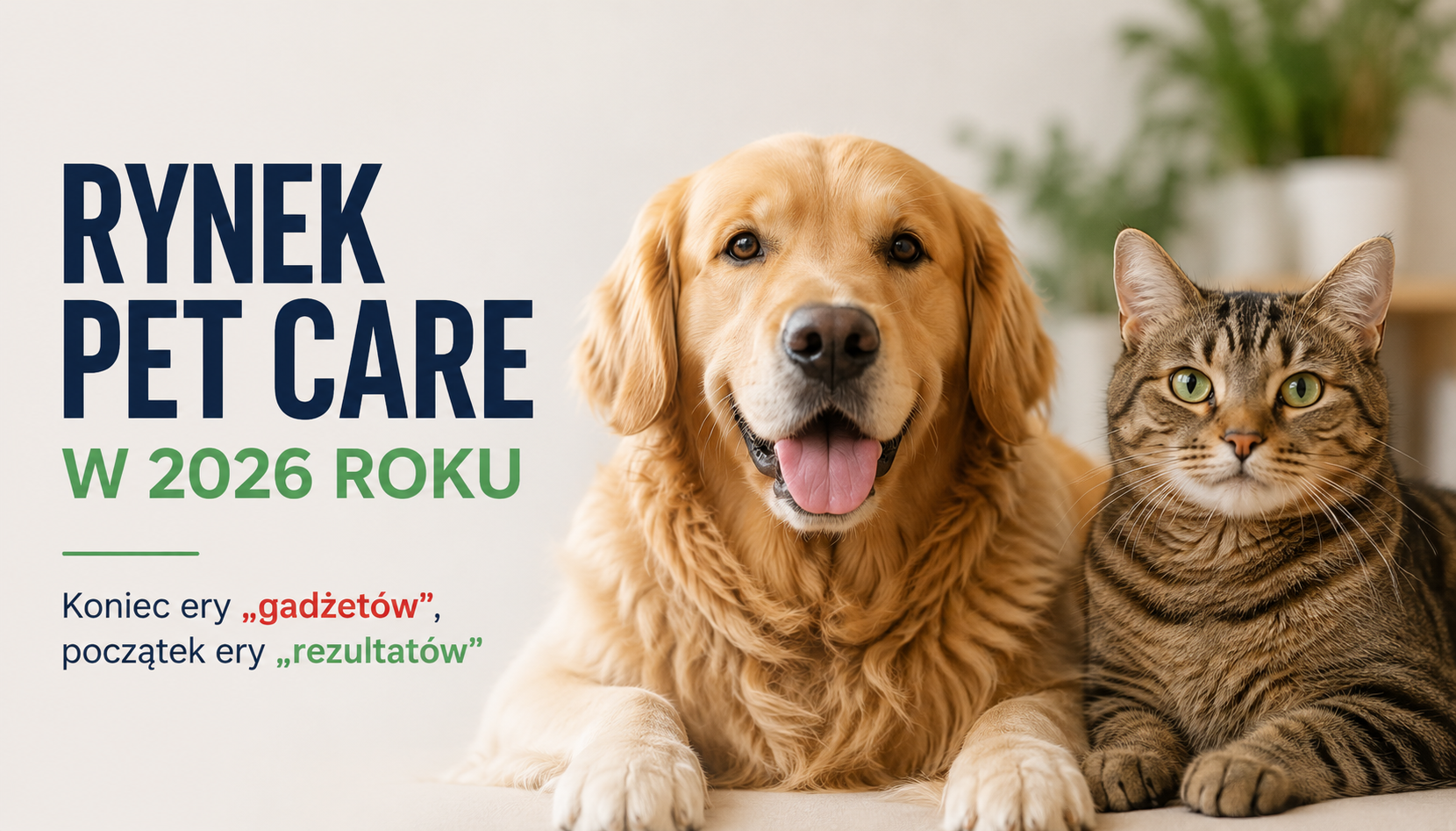 Rynek Pet Care w 2026 roku: koniec ery „gadżetów”, początek ery „rezultatów” [B2B – raport]